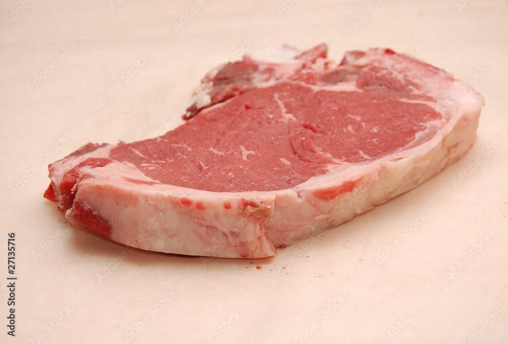 Fototapeta premium macelleria-bistecca con l'osso