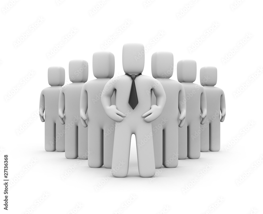 Team with leader Team with leader