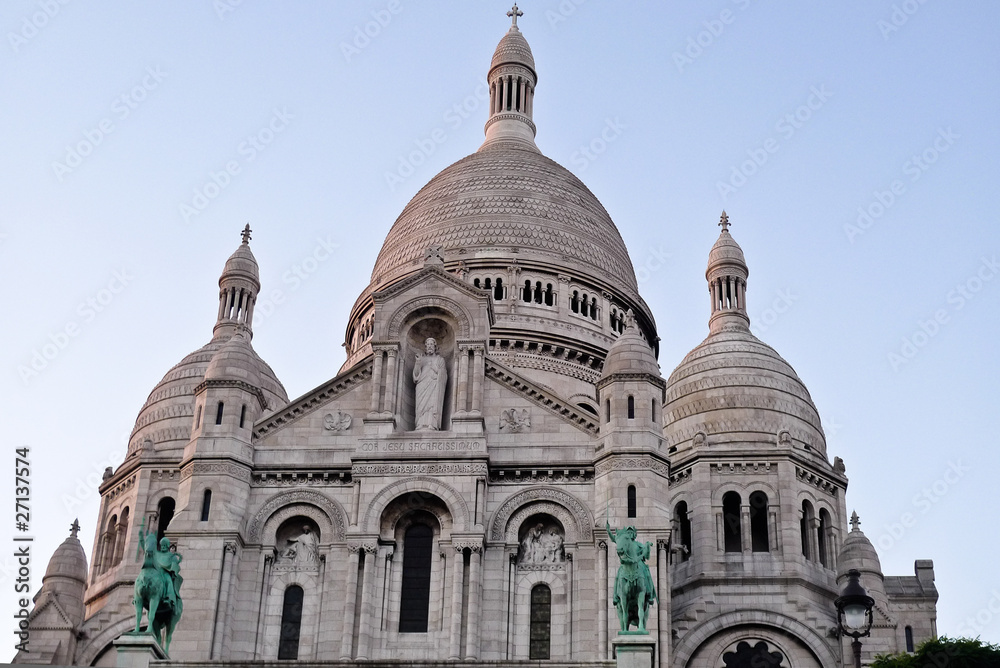 Sacre Coeur church in Paris France