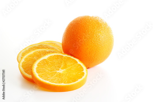 Orangen - Orange mit Orangenscheiben