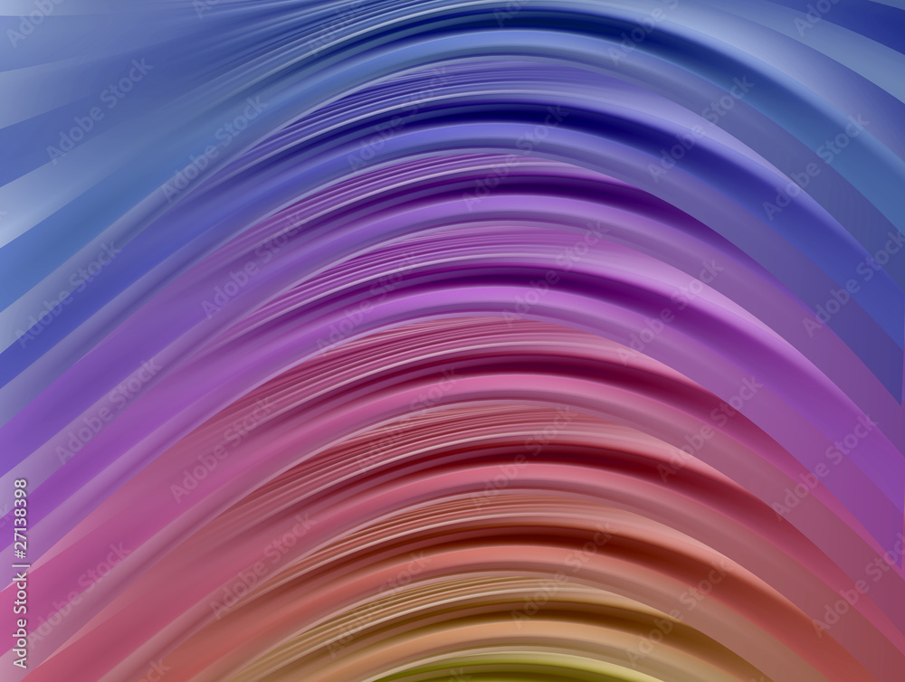 Fototapeta premium color wave