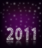 New Year purple  background