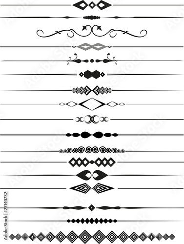 Decorative page dividers