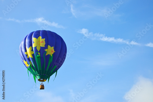 Flowered Hot Air Balloon