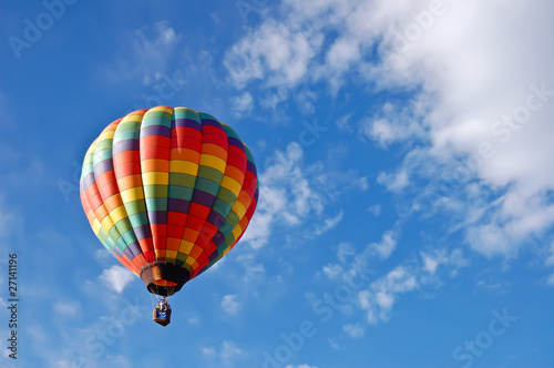 Hot Air Balloon and Clouds
