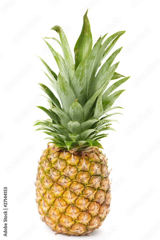 Pineapple is isolated on a white background Pineapple is isolated on a white background