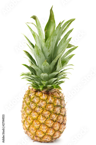 Pineapple is isolated on a white background