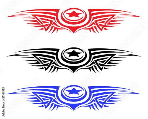 Wallpaper Mural tribal with star Torontodigital.ca