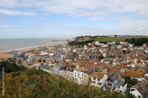 View over Hastings from East Hill