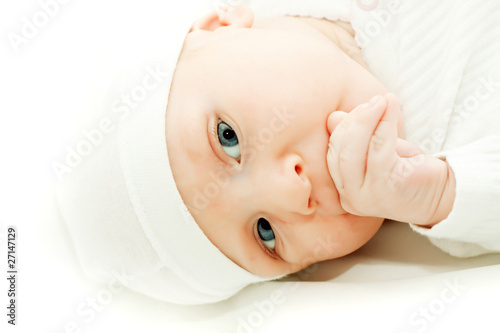 thinking baby boy