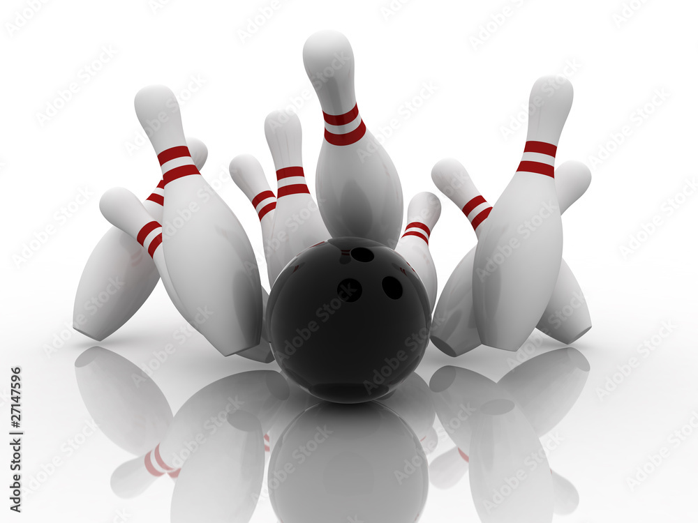 Bowling strike Bowling strike