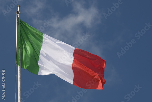 Obraz na plátně Italian flag