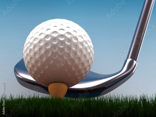 Obraz na plátně golf