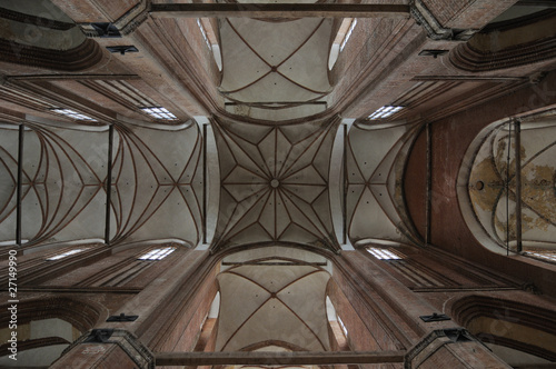 Deckenkonstruktion der Kirche St. Georgen