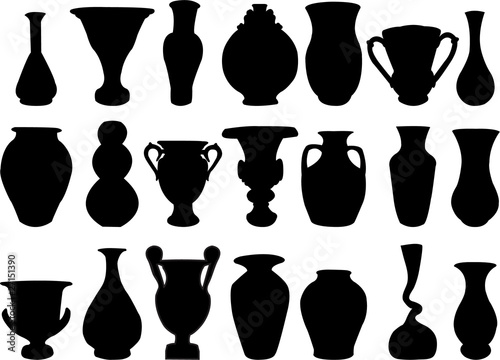 collection of vase 2 - vector