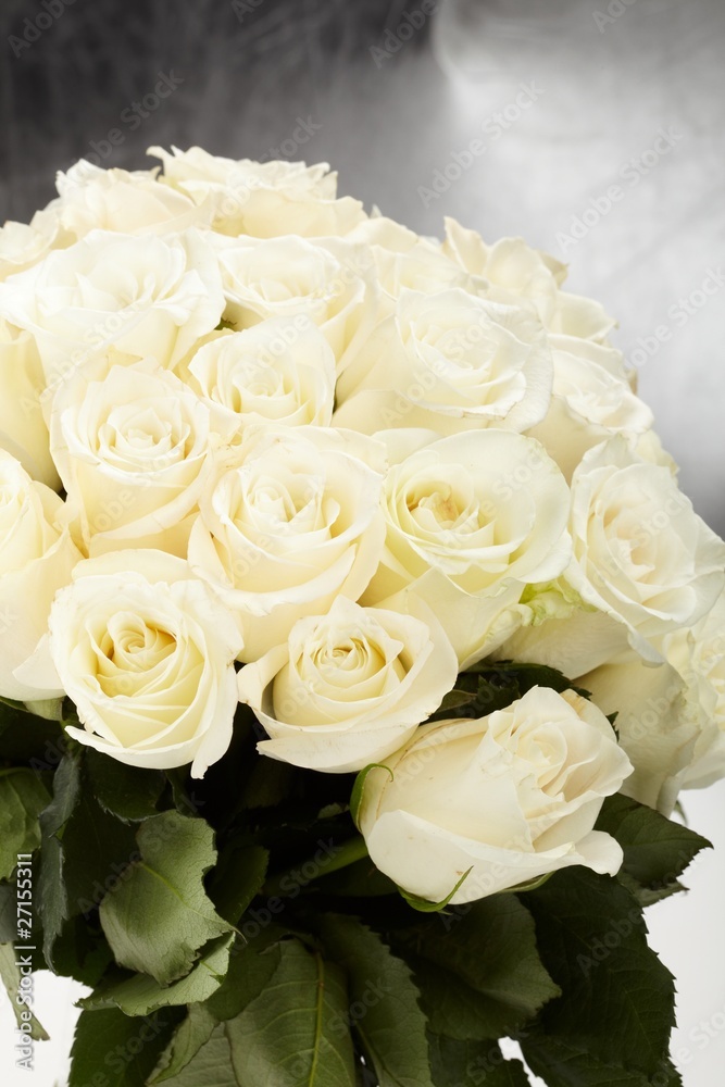 Obraz premium Kremowe róże