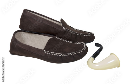 Canvas-taulu Pipe and Slippers