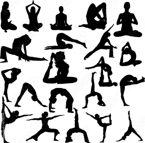 yoga collection vector