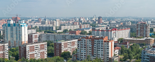 Novosibrsk, the biggest Siberian city - panoramic view