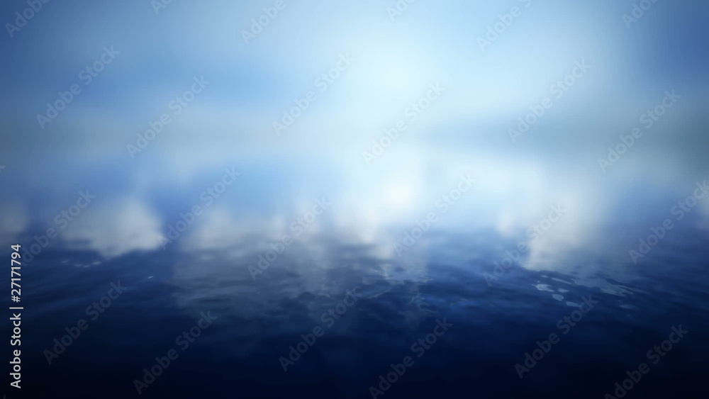 Loopable winter ocean background - loopable cg animation Loopable winter ocean background - loopable cg animation