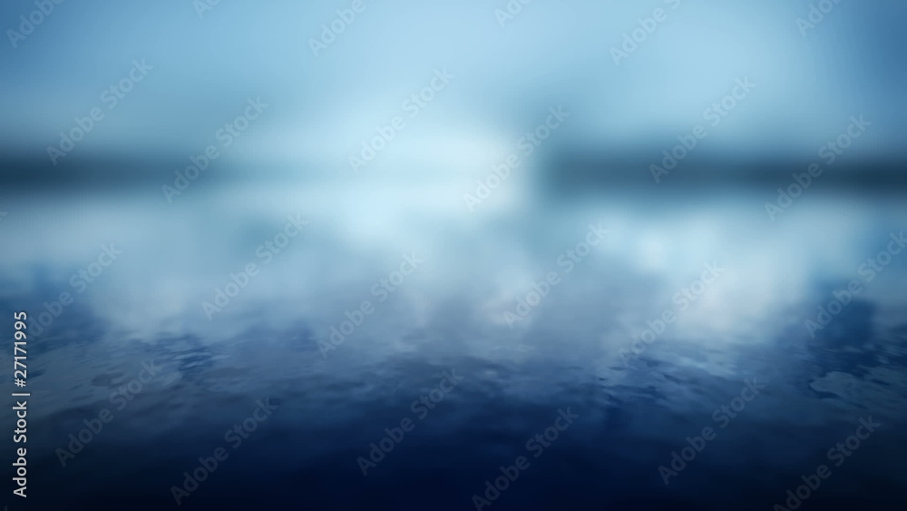 Loopable flight over the ocean - cg backgrounds