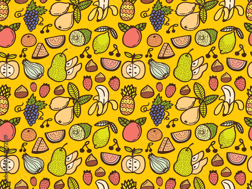 seamless fruit pattern