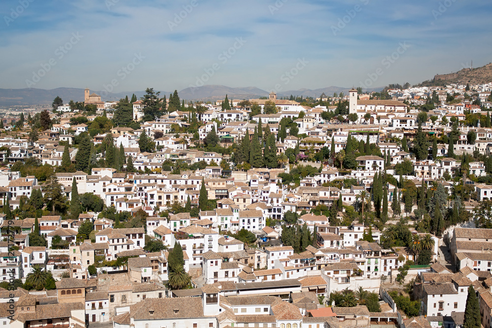 Albaycin Quarter in Granada