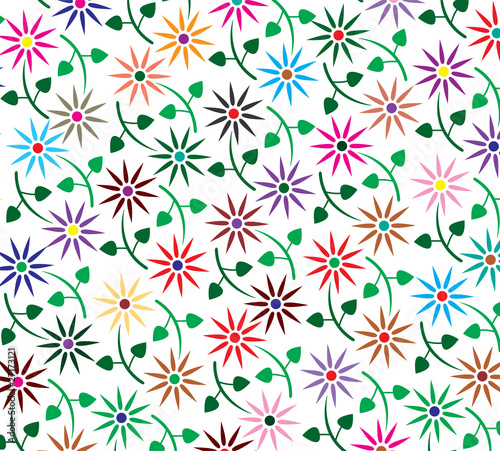 vector abstract floral background