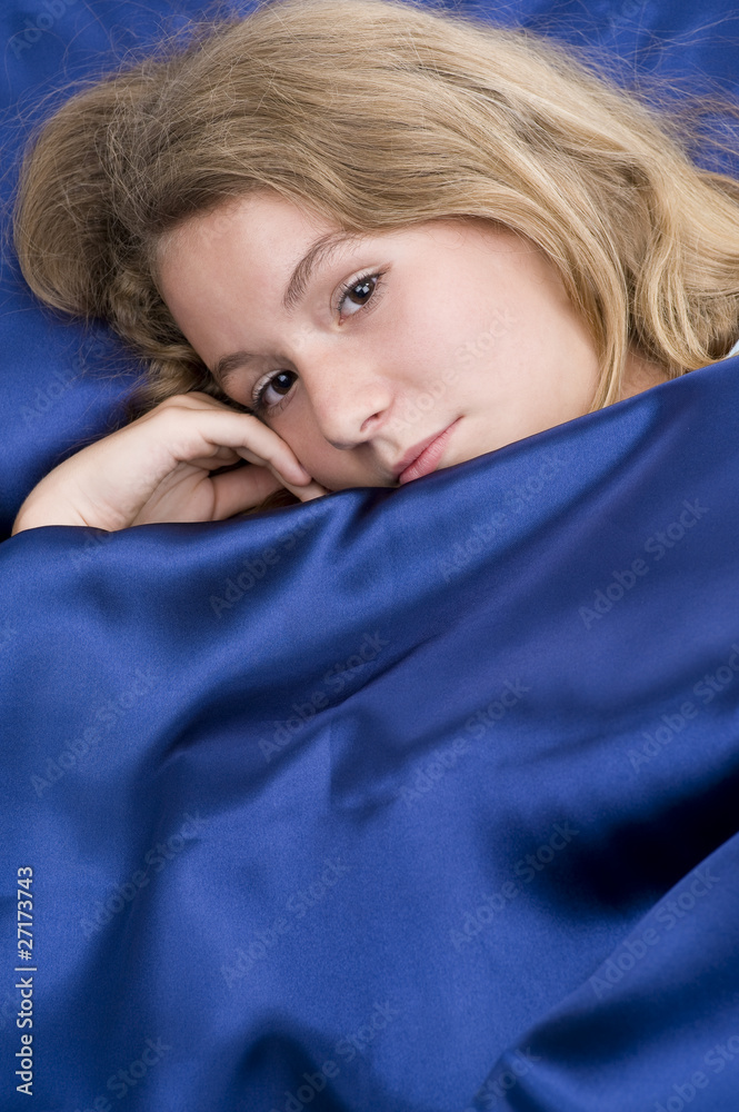young girl in bed young girl in bed