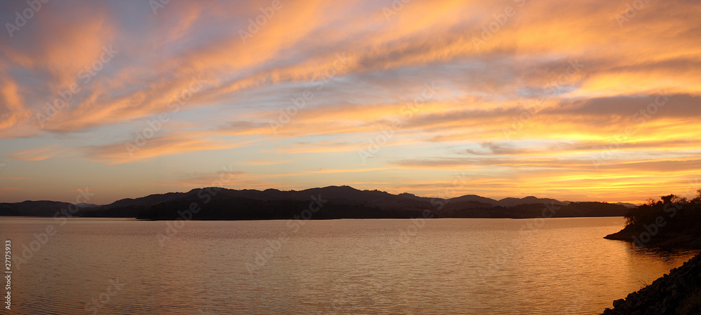 Obraz premium panoramic sunset