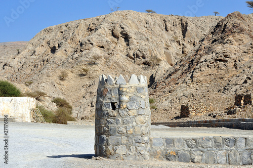 Ancient ruins in Ras Al Khaimah. United Arab Emirates