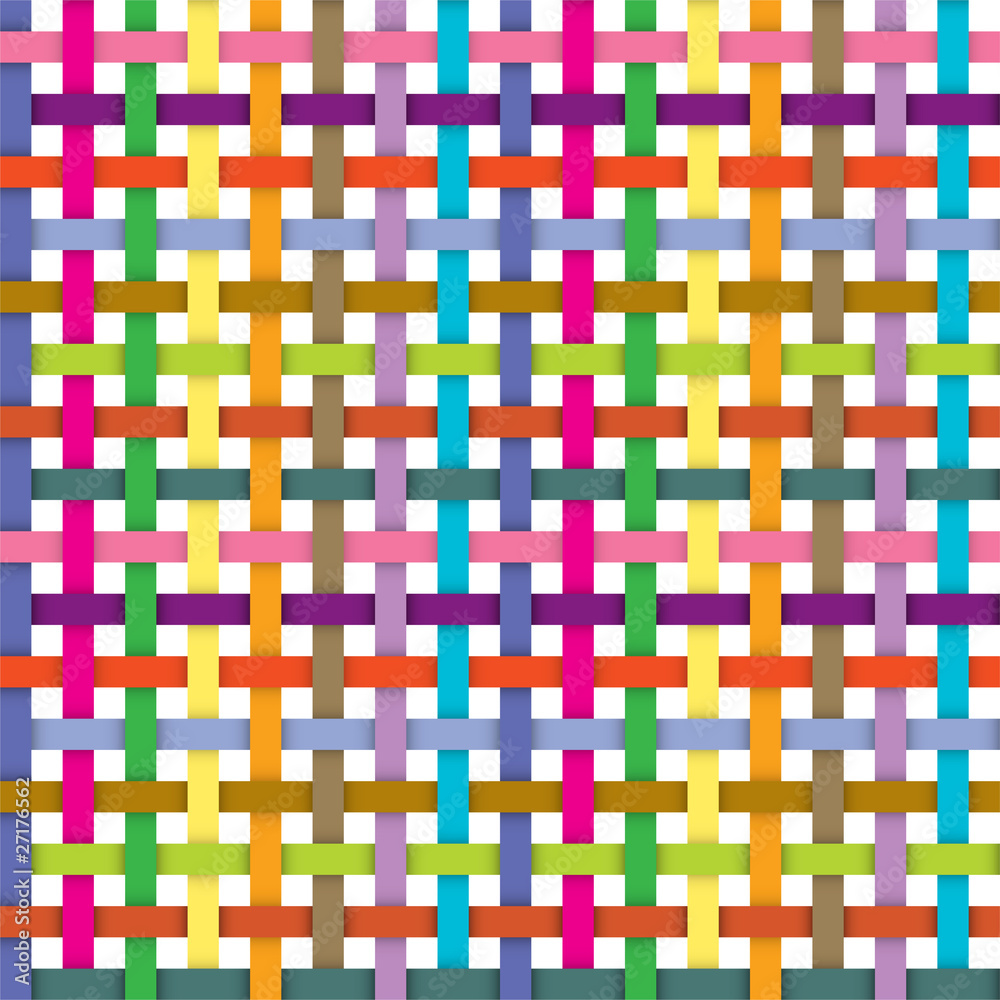 Intersecting ribbons. Seamless pattern. Vector illustration. Intersecting ribbons. Seamless pattern. Vector illustration.