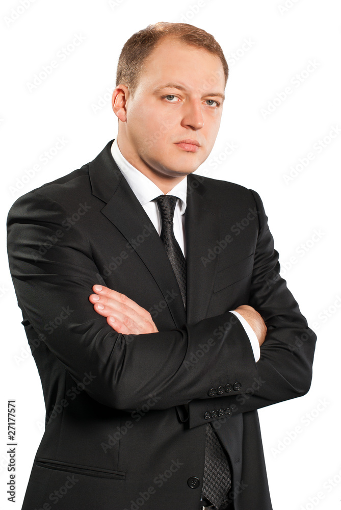Portrait of a businessman with arms crossed Portrait of a businessman with arms crossed