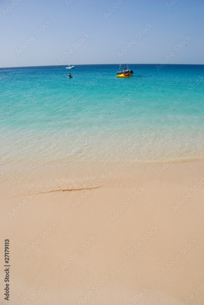 Beach at Santa Maria, Sal Island Beach at Santa Maria, Sal Island