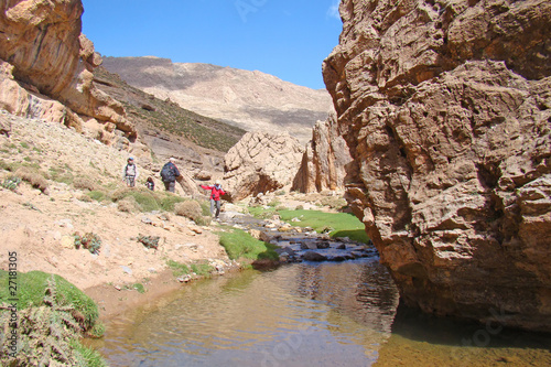 Les gorges de Wandras, dans le Haut Atlas (Maroc) photo