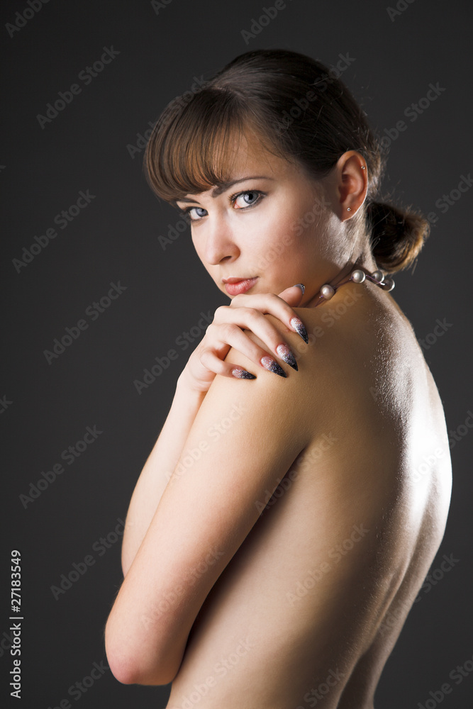 Fototapeta premium timidity girl