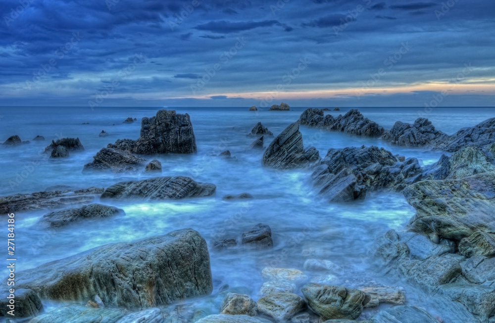 Fototapeta premium Erosión en la costa.