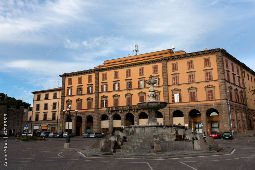 Piazza Della Rocca - Viterbo, Italy