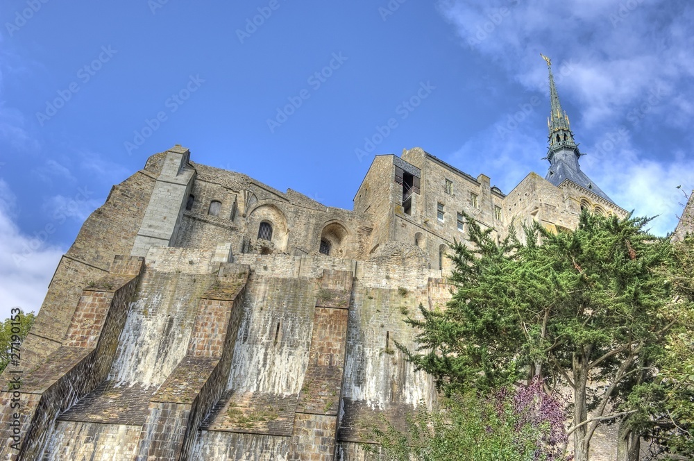 Contrefort de l'abbaye du Mont-Saint-Michel
