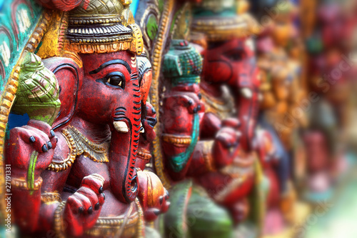 Wooden Statue of Lord Ganesha