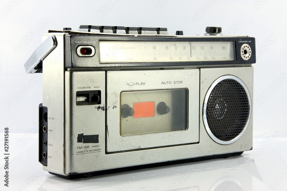 Obraz premium Cassette player