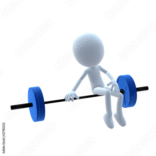 3D Guy Wtih Weights