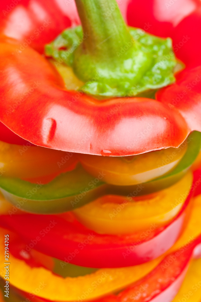 slice color pepper
