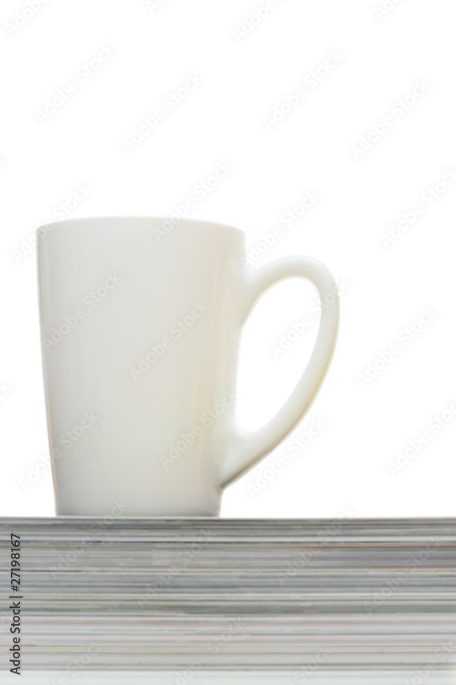 Obraz premium White tea cup