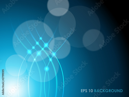 Blue fantasy background