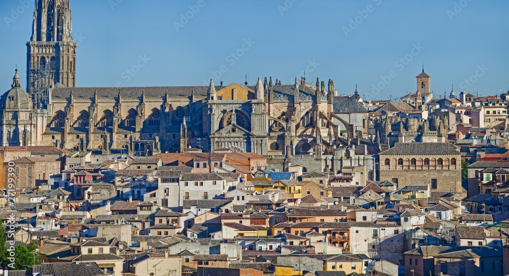 Roofs of Toledo. Spain