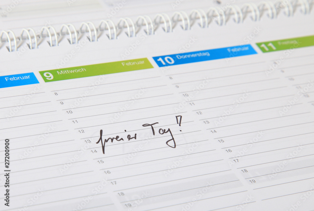 Freier Tag StockFoto Adobe Stock