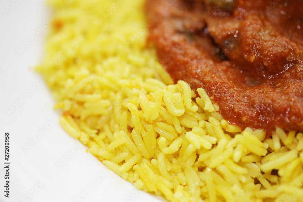 Lamb Rogan Josh with Pilau Rice Lamb Rogan Josh with Pilau Rice