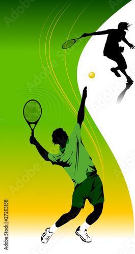 tennis in green