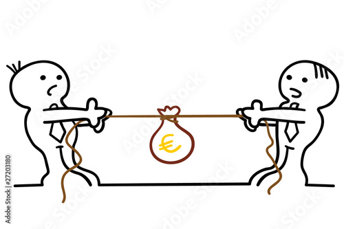 figuren kampf um euro